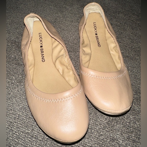 Lucky Brand Emmie Tan Ballet Flats - Picture 3 of 5